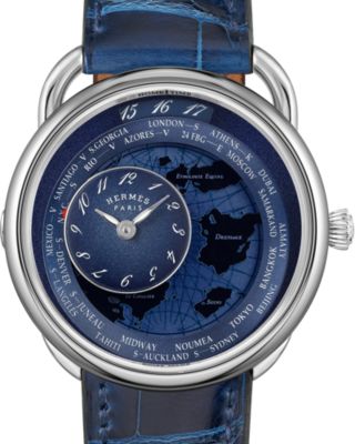 Arceau Le Temps Voyageur watch, Large model, 38&nbsp;mm, View: Detail, crop, view 3 of 4