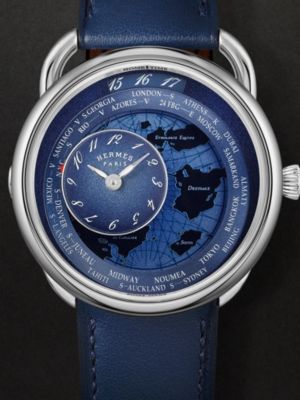 Arceau Le Temps Voyageur watch, Large model, 38&nbsp;mm, View: Detail, crop, view 4 of 5