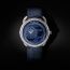 Arceau Le Temps Voyageur watch, 38&nbsp;mm, bleu abysse