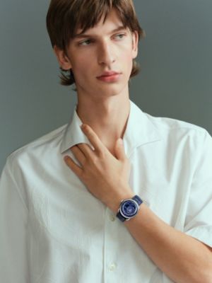 Arceau Le Temps Voyageur腕錶，38 mm, 檢視: 佩戴, worn, 檢視共4張圖片的第4張