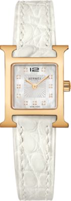 hermes watch gold