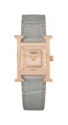 Hermes leather watch cheap strap