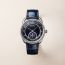 Arceau Double H 워치, 미디엄 모델, 34mm, 블루 사피흐
