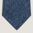 Tie 7 Lin Chevron tie, marine clair, no stock