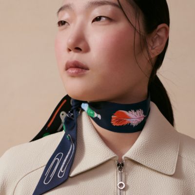 HERMES おもしろ エルメスツイリー《馬着》ピンク系 2本セット 