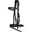 Cabeçada de adestramento ergonômica, noir/rouge H