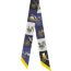 Voitures Exquises twilly, marine/gris/gold
