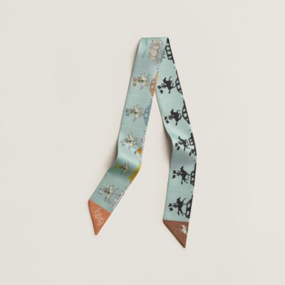 エルメス 20SS ツイリー エクリブリス パリジェンヌ スカーフ シルク  