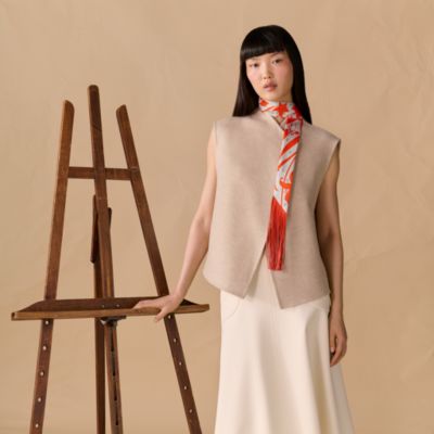 エルメス PANOPLIE EQUESTRE ツイリー 063231S スカーフ 美品 エルメス  