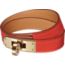 Kelly Double Tour bracelet, rouge tomate