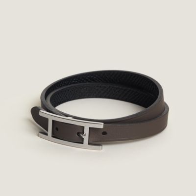 hermes leather bracelet mens