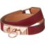 Rivale Double Tour bracelet, rouge grenat