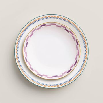 ディナープレート 〈エルメス・アン・コントルポワン〉 No1 - グレー