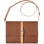 Etriviere Besace bag, marron d'inde/naturel sable