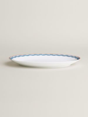 Hermès en Contrepoint oval platter, View: front, front, view 3 of 3