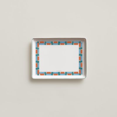 ARABIA　Hermes　プレート Mosaique au 24 platinum tray, small model | Hermès USA