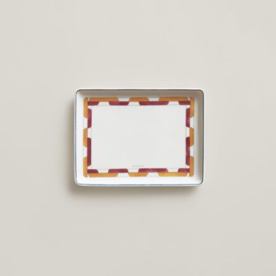 ARABIA　Hermes　プレート Mosaique au 24 platinum tray, small model | Hermès USA