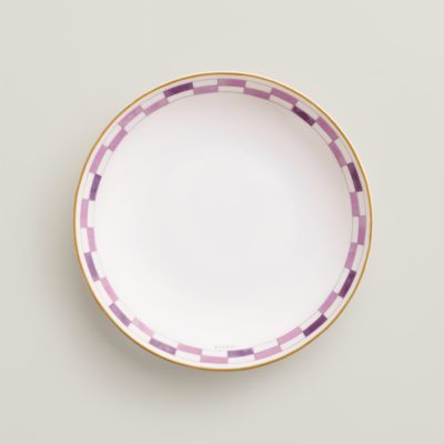 H Deco dessert plate n°2 | Hermès USA