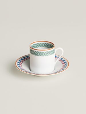 コーヒーカップ＆ソーサー 〈エルメス・アン・コントルポワン〉 No3