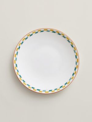 Hermès en Contrepoint set of 3 dinner plates, View: above, above, view 4 of 5