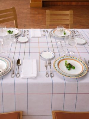 Hermès en Contrepoint set of 3 dinner plates, View: front, front, view 2 of 5