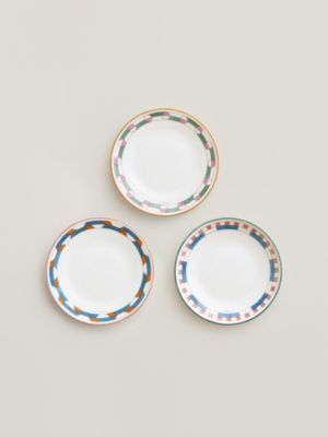Hermès en Contrepoint set of 3 bread and butter plates