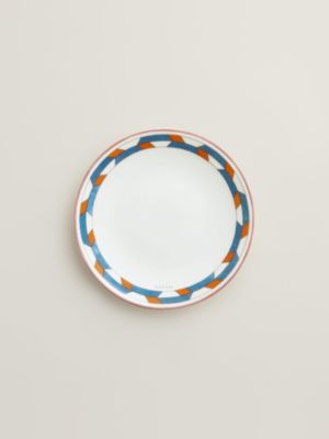 Hermès en Contrepoint set of 3 bread and butter plates, View: above, above, view 4 of 5