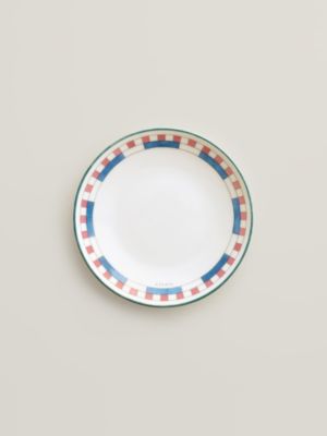 Hermès en Contrepoint set of 3 bread and butter plates, View: above, above, view 5 of 5