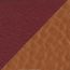Reversible leather strap 13&nbsp;mm, rouge H/gold