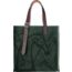 Etriviere Shopping bag, vert foncé/noir/ébène