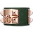 Collier de Chien bracelet, vert anglais