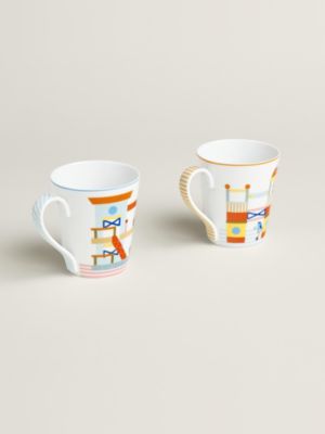 Ribambelles set of 2 mugs (n°1 and 2), View: front, front, view 2 of 2