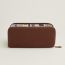 Silk'In Classique long wallet, terre/pierre/beige