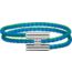 Tournis Tresse bracelet, bleu hydra/bambou