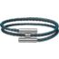 Tournis Tresse bracelet, noir/colvert