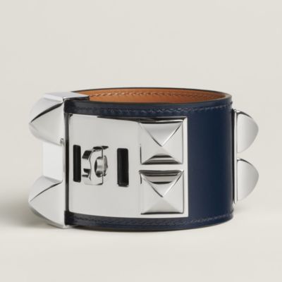 Blue - Leather - Hermès Bracelets for Women | Hermès USA
