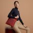 Aline grooming Bag, rouge H/gold