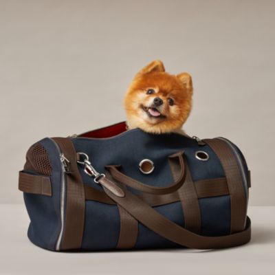 Large Transport Bag Fashion Dog Carrier PU Leather Dog Handbag Dog