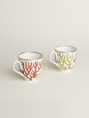 Natures Marines set of 2 mugs (n°1 and 2), View: Back, back, view 3 of 3