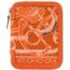 Soie-Cool agenda cover, large model, orange/feu