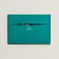 Citizen Twill card holder, small model, bleu paon/gris clair