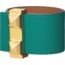 Imprevisible bracelet, bleu paon/gold