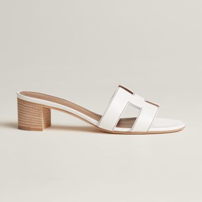 オアジス - ホワイト - レディス サンダル＆レザーサンダル | Hermès 