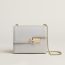 Mini-Tasche Verrou Chaîne, gris perle