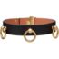 Mini Dog Anneaux bracelet, noir
