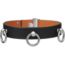 Mini Dog Anneaux bracelet, noir