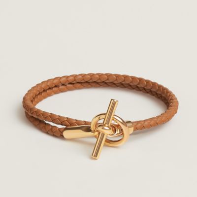 Hermes Collier de Chien 24 Bracelet - Madame Calfskin and Gold Plated