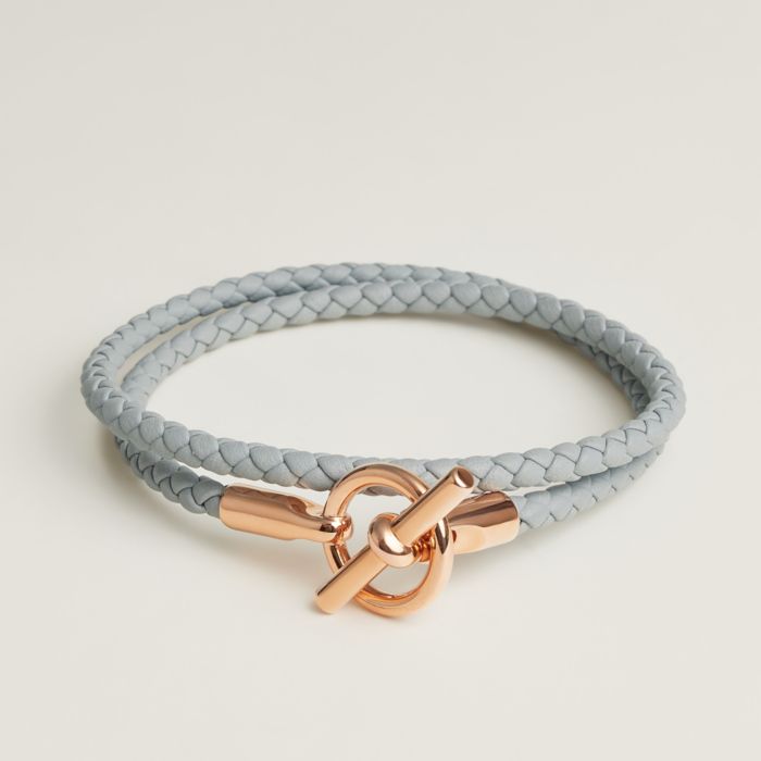 Hermès Hèrmes Kelly bracelet in beige suede ref.934158 - Joli Closet