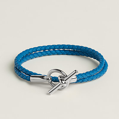 レザーブレスレット 《ルリ》 ドゥブルトゥール ジーン | Hermès レザーブレスレット 《ルリ》 ドゥブルトゥール ジーン | Hermès