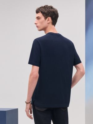 "H" embroidered T-shirt, View: Worn, worn, view 3 of 4